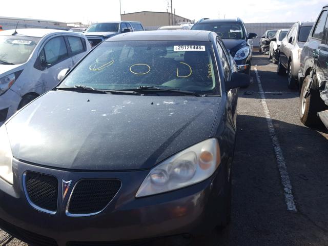 1G2ZG58N674204258 - 2007 PONTIAC G6 BASE GRAY photo 2