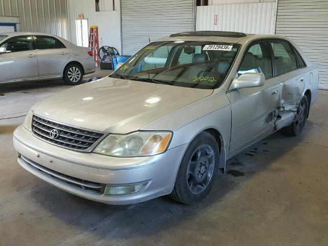 4T1BF28B43U292012 - 2003 TOYOTA AVALON XL SILVER photo 2