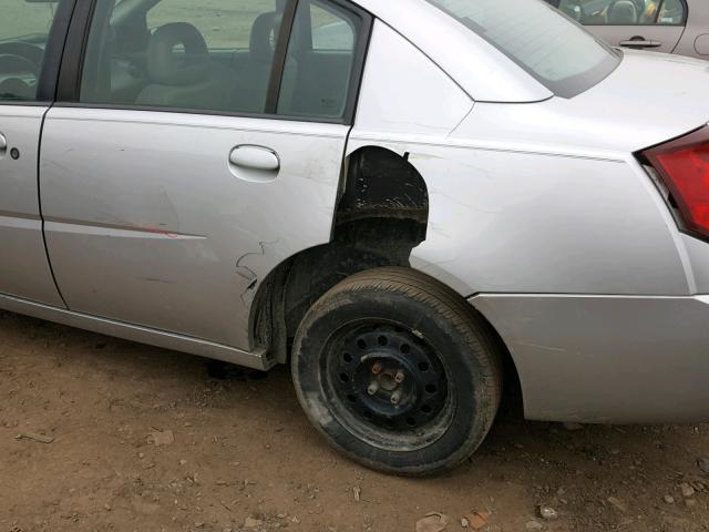 1G8AJ54F84Z161172 - 2004 SATURN ION LEVEL SILVER photo 9