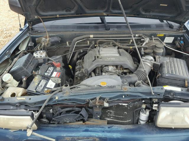 4S2CM58W1W4315600 - 1998 ISUZU RODEO S BLUE photo 7