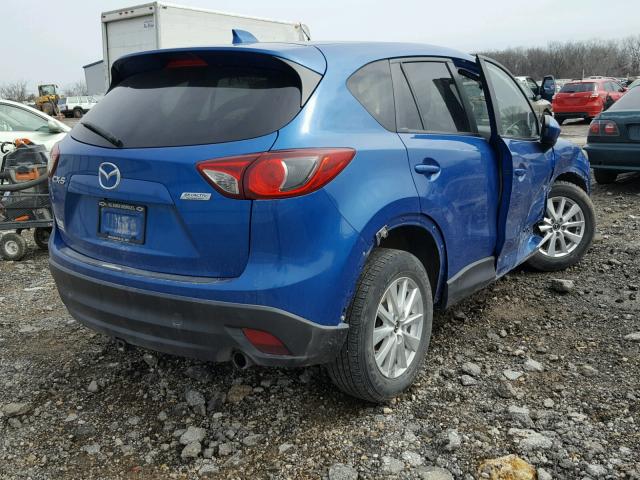 JM3KE2CY4E0313350 - 2014 MAZDA CX-5 TOURI BLUE photo 4