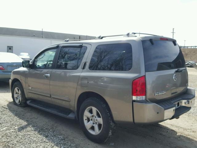 5N1AA08B66N716626 - 2006 NISSAN ARMADA SE GRAY photo 3