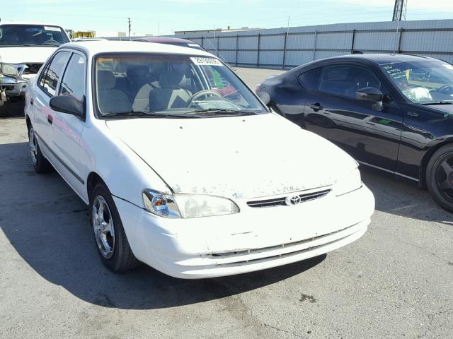 1NXBR12E3YZ378066 - 2000 TOYOTA COROLLA VE WHITE photo 1