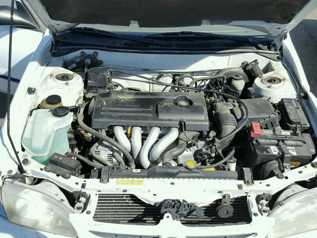 1NXBR12E3YZ378066 - 2000 TOYOTA COROLLA VE WHITE photo 7