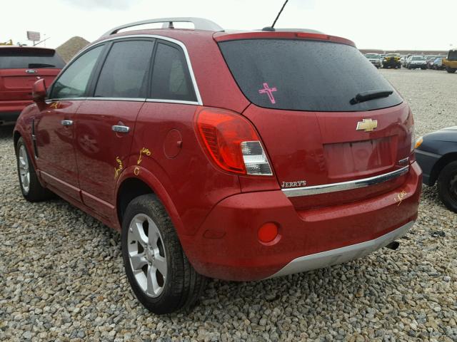 3GNAL4EK3FS502345 - 2015 CHEVROLET CAPTIVA LT RED photo 3