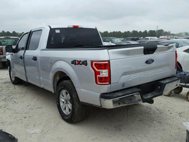 1FTFW1E59JKC23307 - 2018 FORD F150 SUPER SILVER photo 3