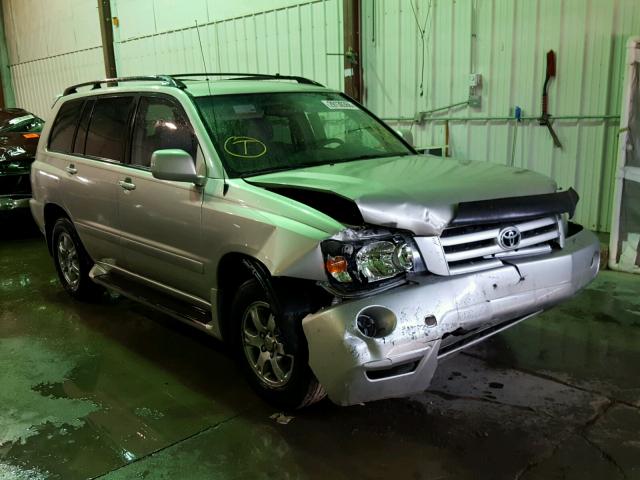 JTEEP21A250081042 - 2005 TOYOTA HIGHLANDER SILVER photo 1