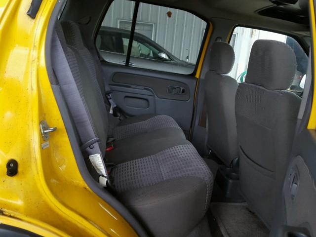 5N1ED28Y91C562961 - 2001 NISSAN XTERRA XE YELLOW photo 6