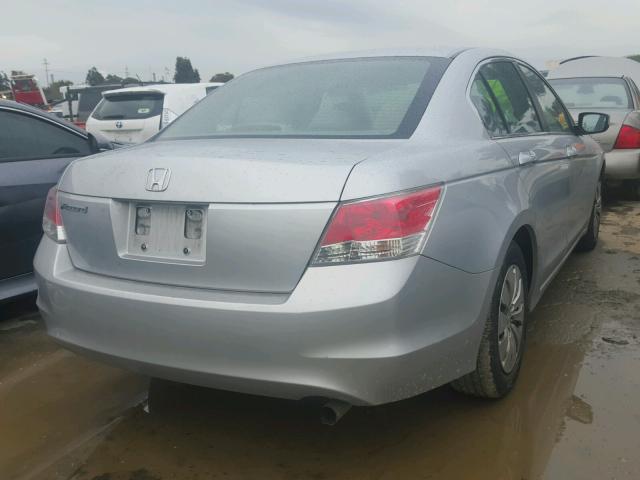 1HGCP2F3XAA002759 - 2010 HONDA ACCORD LX SILVER photo 4