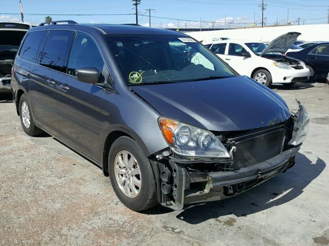 5FNRL3H63AB081927 - 2010 HONDA ODYSSEY EX GRAY photo 1