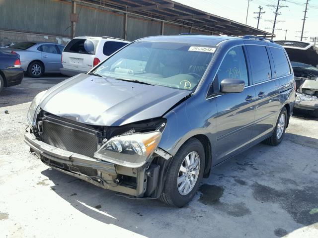 5FNRL3H63AB081927 - 2010 HONDA ODYSSEY EX GRAY photo 2