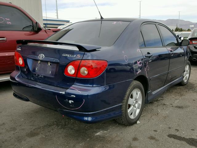 1NXBR30E67Z881328 - 2007 TOYOTA COROLLA CE BLUE photo 4