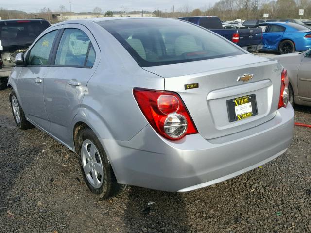 1G1JA5SH4E4118255 - 2014 CHEVROLET SONIC LS Gümüş foto 3