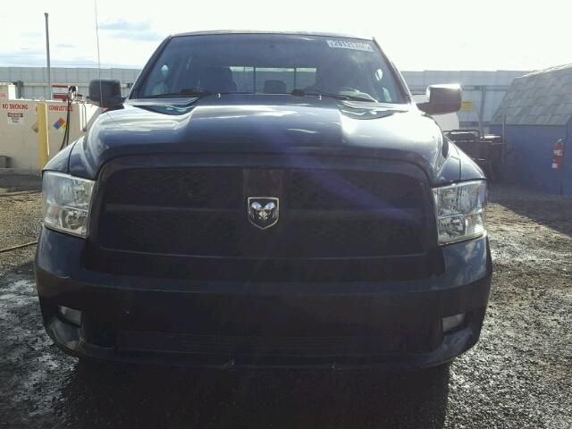 1D7RV1CTXAS144526 - 2010 DODGE RAM 1500 BLACK photo 9