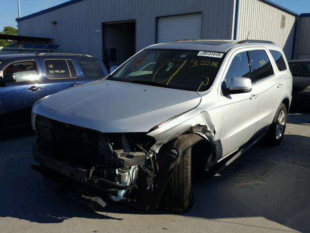 1D4RD4GG0BC740349 - 2011 DODGE DURANGO CR SILVER photo 2