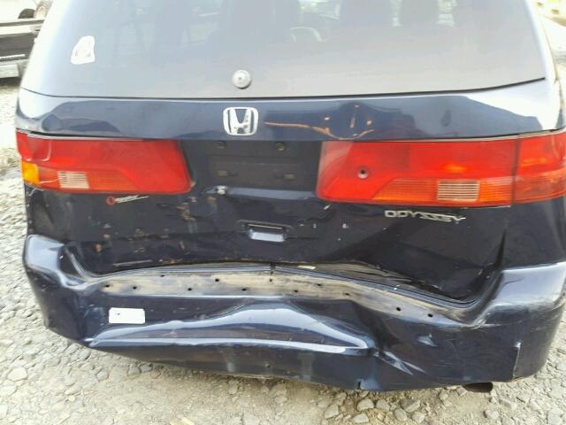 5FNRL180X3B052766 - 2003 HONDA ODYSSEY EX BLUE photo 10