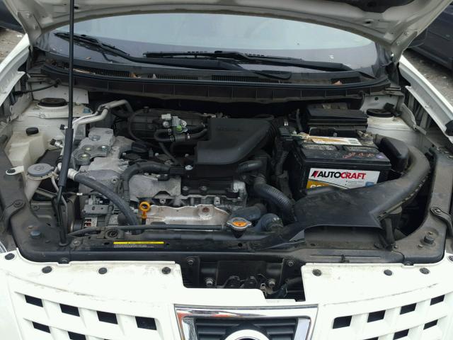 JN8AS58V19W430985 - 2009 NISSAN ROGUE S WHITE photo 7