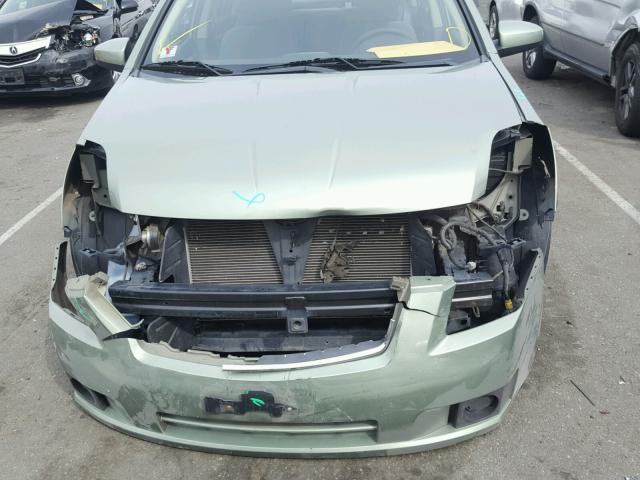 3N1AB61EX7L638395 - 2007 NISSAN SENTRA 2.0 GREEN photo 9