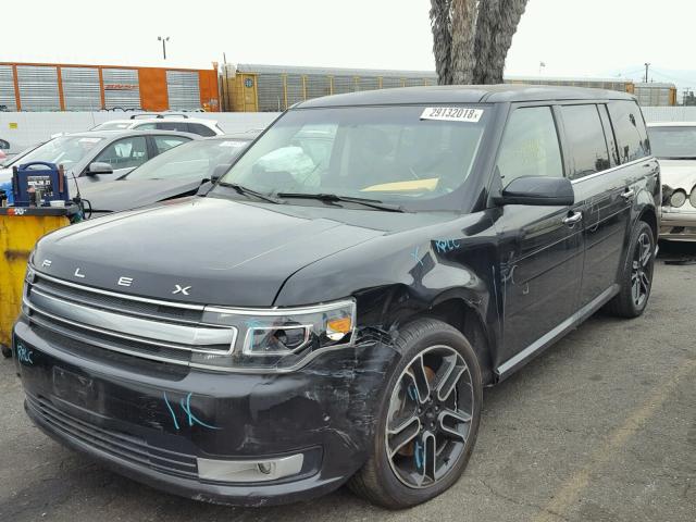 2FMGK5D87DBD05825 - 2013 FORD FLEX LIMIT BLACK photo 2