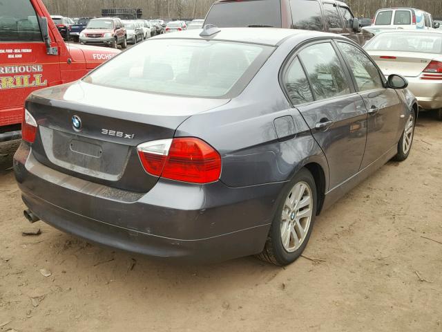 WBAVC73577KP36054 - 2007 BMW 328 XI SUL GRAY photo 4