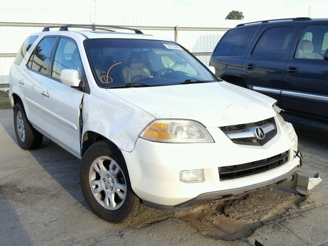 2HNYD18666H503763 - 2006 ACURA MDX TOURIN WHITE photo 1