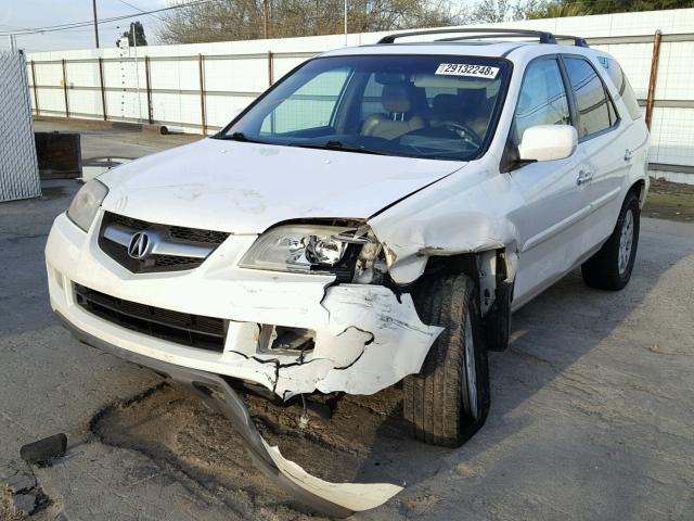 2HNYD18666H503763 - 2006 ACURA MDX TOURIN WHITE photo 2