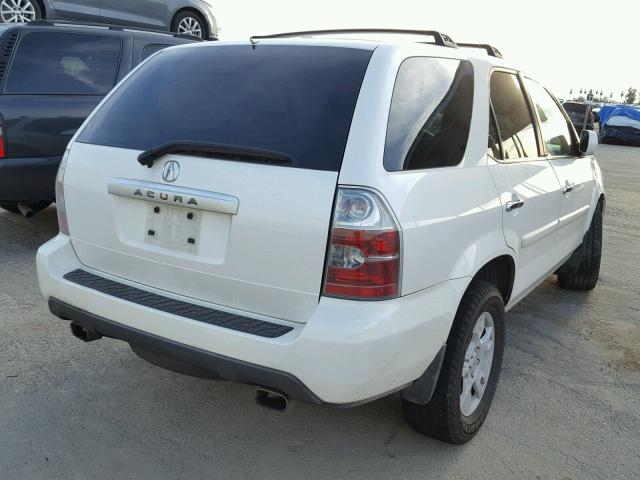 2HNYD18666H503763 - 2006 ACURA MDX TOURIN WHITE photo 4