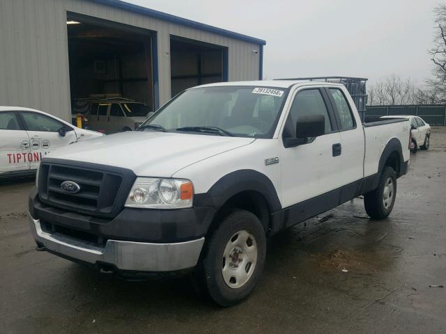 1FTPX14515KD20011 - 2005 FORD F150 WHITE photo 2