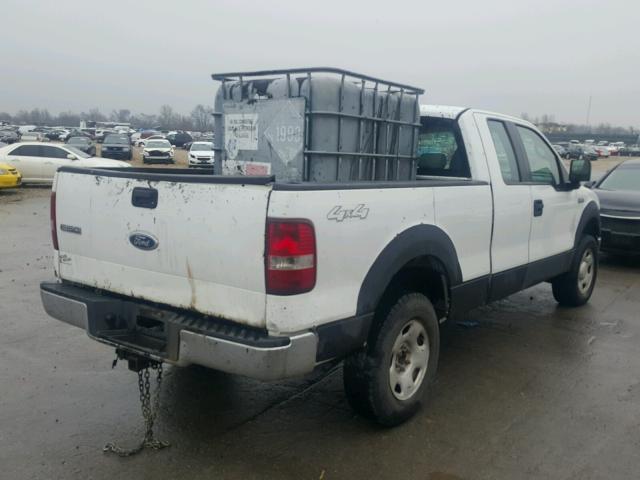 1FTPX14515KD20011 - 2005 FORD F150 WHITE photo 4