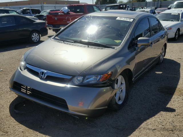 2HGFA16866H521241 - 2006 HONDA CIVIC EX SILVER photo 2