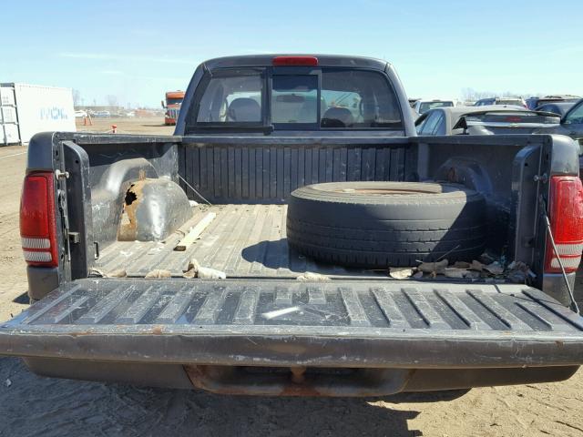 1D7HL12X33S184682 - 2003 DODGE DAKOTA SXT GRAY photo 9