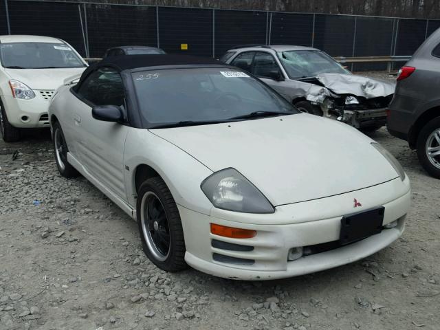 4A3AE85HX1E142148 - 2001 MITSUBISHI ECLIPSE SP WHITE photo 1