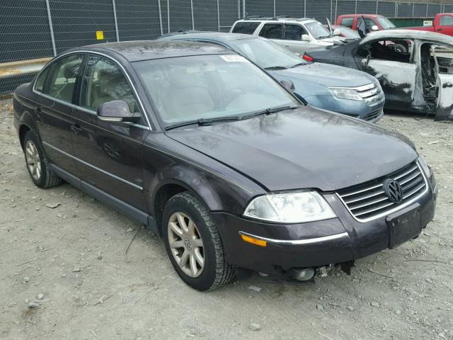 WVWPD63B54E307952 - 2004 VOLKSWAGEN PASSAT GLS BLACK photo 1