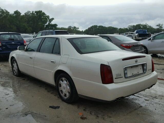 1G6KD54Y12U265423 - 2002 CADILLAC DEVILLE CREAM photo 3