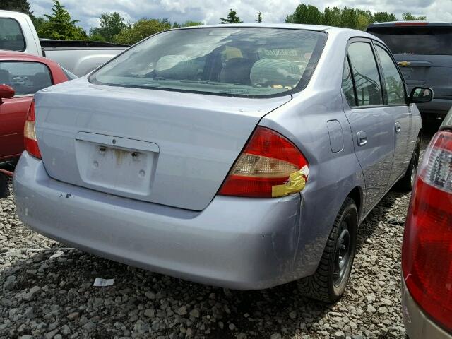 JT2BK18U620069884 - 2002 TOYOTA PRIUS BLUE photo 4