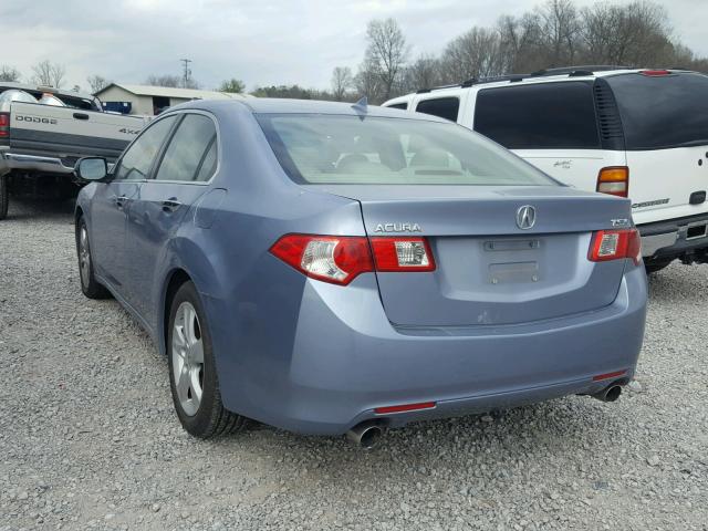 JH4CU26609C022857 - 2009 ACURA TSX BLUE photo 3