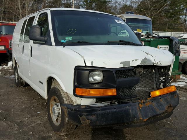 1GCGG25V761118656 - 2006 CHEVROLET EXPRESS G2 WHITE photo 1