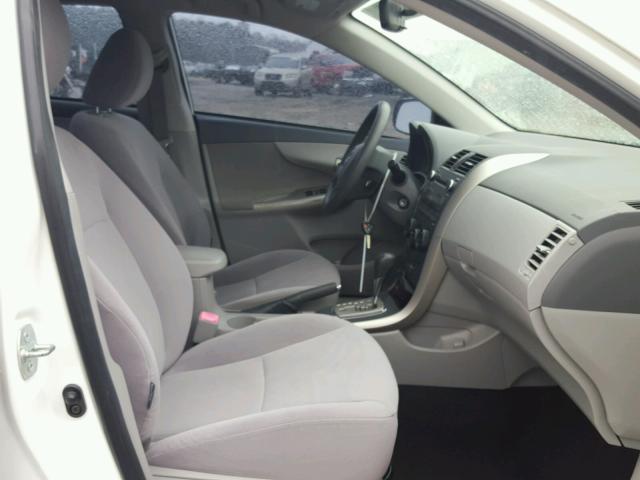 JTDBU4EE6AJ077220 - 2010 TOYOTA COROLLA BA WHITE photo 5
