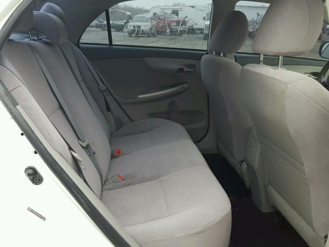 JTDBU4EE6AJ077220 - 2010 TOYOTA COROLLA BA WHITE photo 6