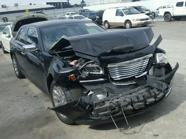 2C3CCAAG5EH375783 - 2014 CHRYSLER 300 BLACK photo 1