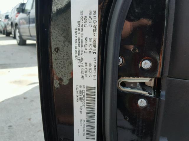 2C3CCAAG5EH375783 - 2014 CHRYSLER 300 BLACK photo 10