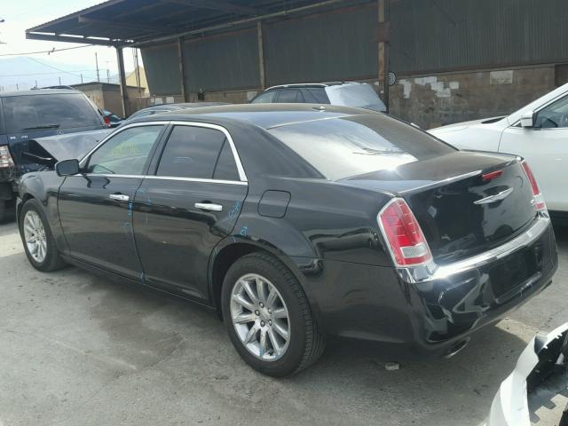 2C3CCAAG5EH375783 - 2014 CHRYSLER 300 BLACK photo 3