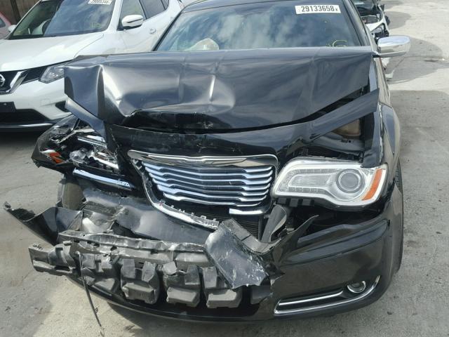 2C3CCAAG5EH375783 - 2014 CHRYSLER 300 BLACK photo 7