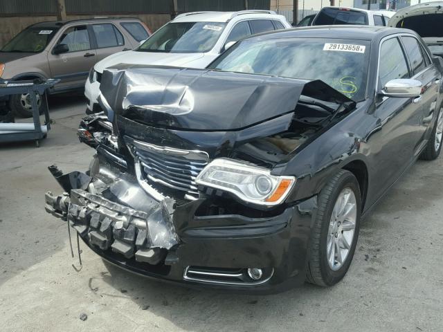 2C3CCAAG5EH375783 - 2014 CHRYSLER 300 BLACK photo 9