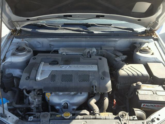 KMHDN46D35U994059 - 2005 HYUNDAI ELANTRA GL SILVER photo 7