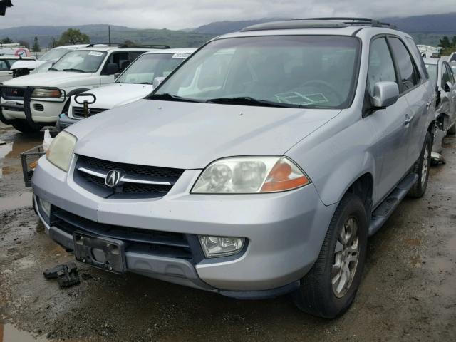 2HNYD186X3H506032 - 2003 ACURA MDX TOURIN SILVER photo 2