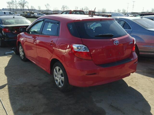 2T1KU4EE2BC696426 - 2011 TOYOTA COROLLA MA RED photo 3