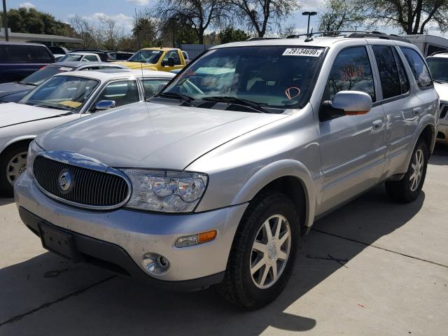 5GAET13P142357811 - 2004 BUICK RAINIER CX SILVER photo 2