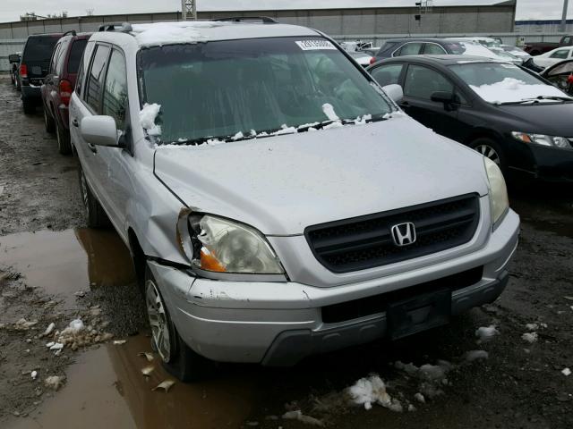 2HKYF18474H591838 - 2004 HONDA PILOT EX SILVER photo 1