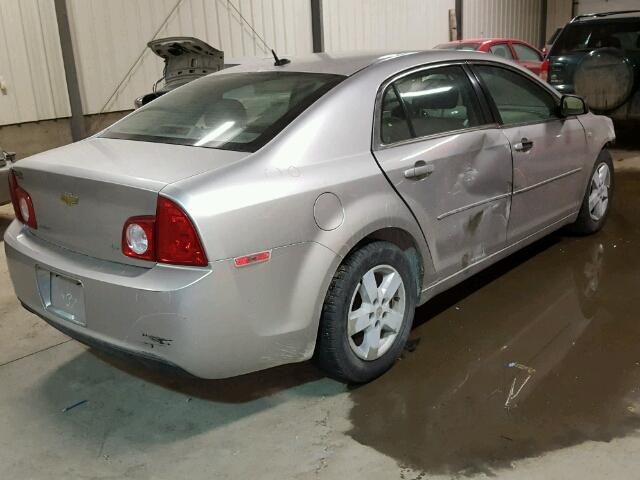 1G1ZG57B18F279323 - 2008 CHEVROLET MALIBU LS 银色 照片 4